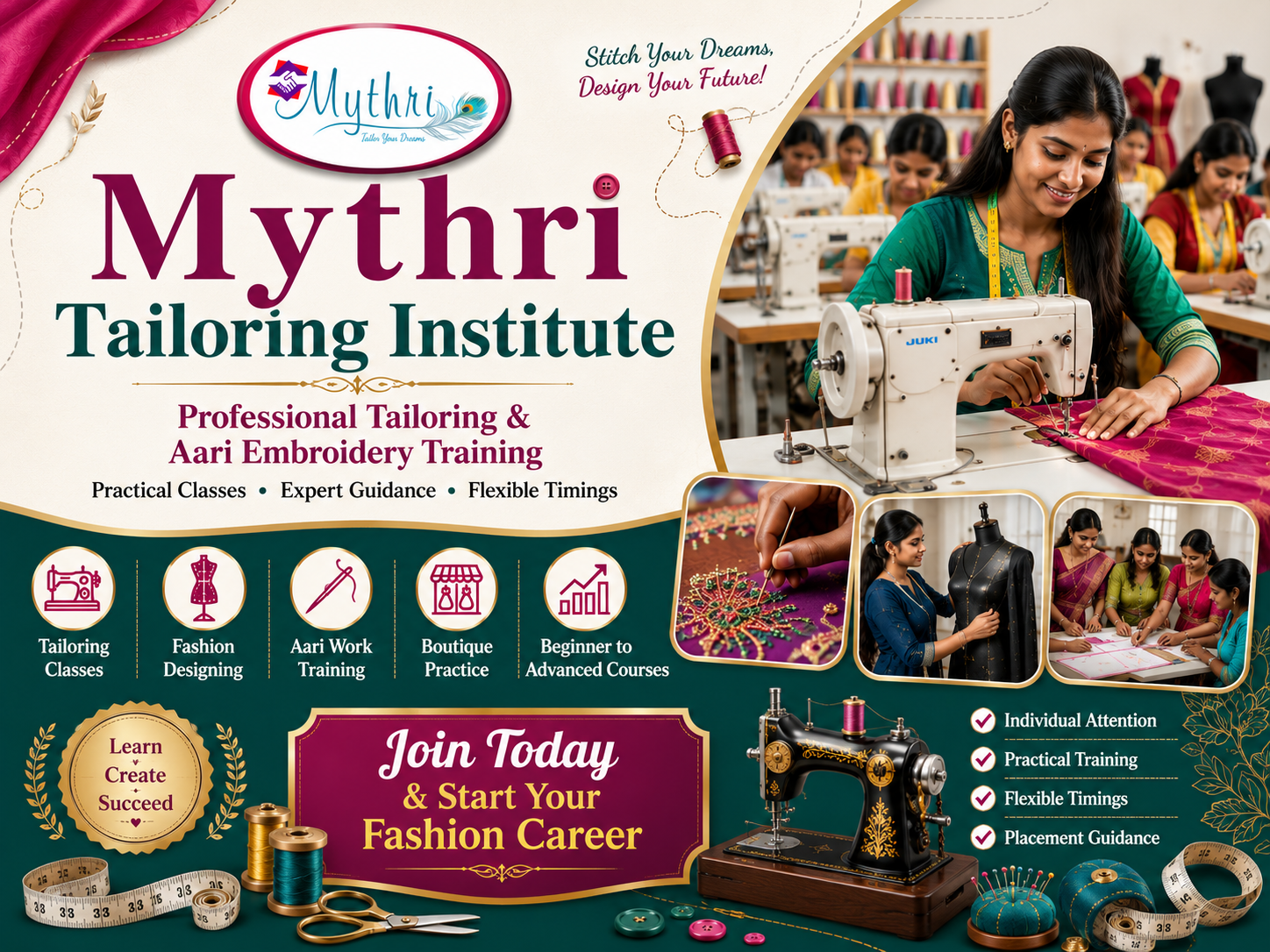 Best Tailoring Institute in Madipakkam Chennai