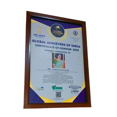 Global Achievers of India Certificate 2025